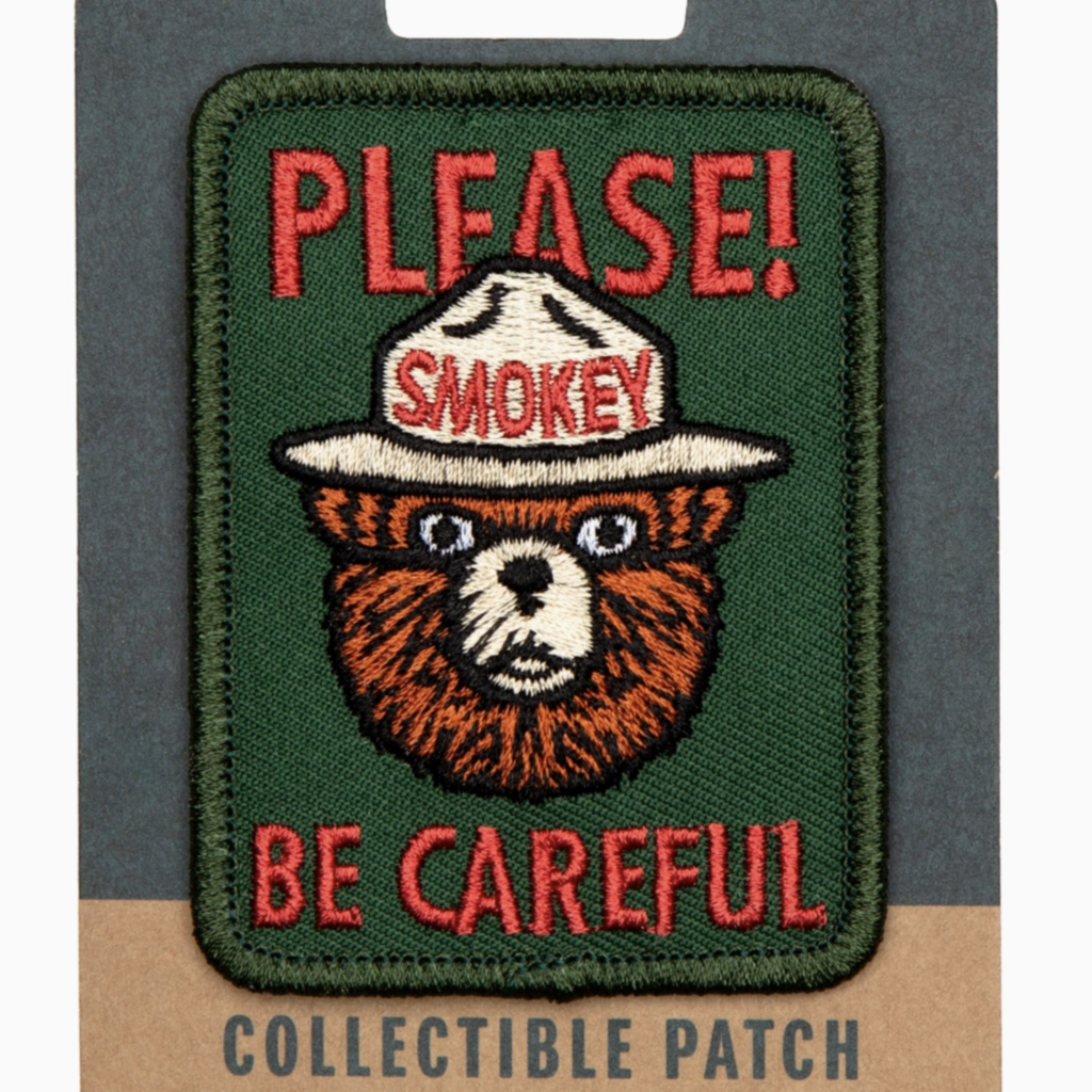 Be Careful Embroidered Patch