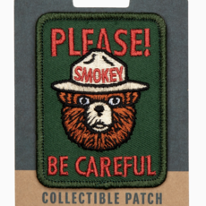 Be Careful Embroidered Patch