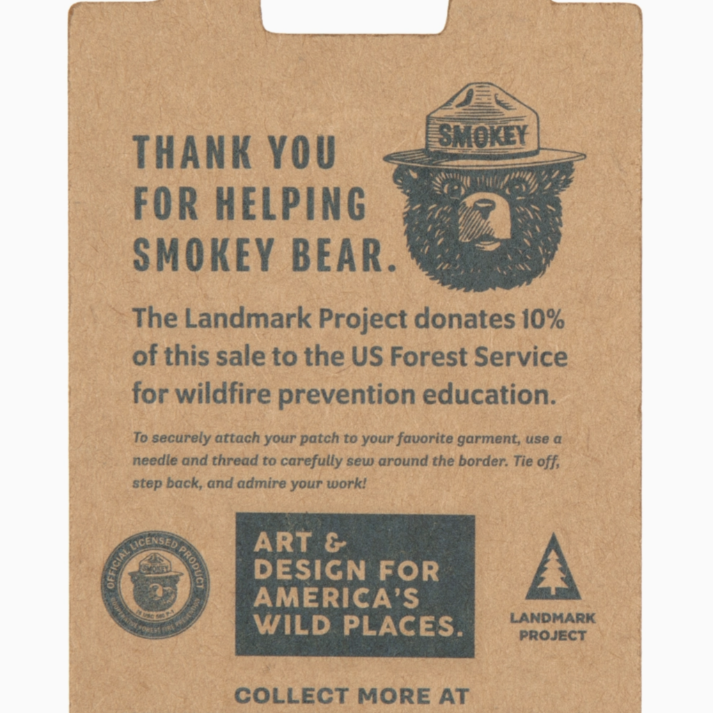 Be Careful Embroidered Patch