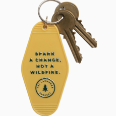 The Landmark Project Prevent Wildfires Keychain