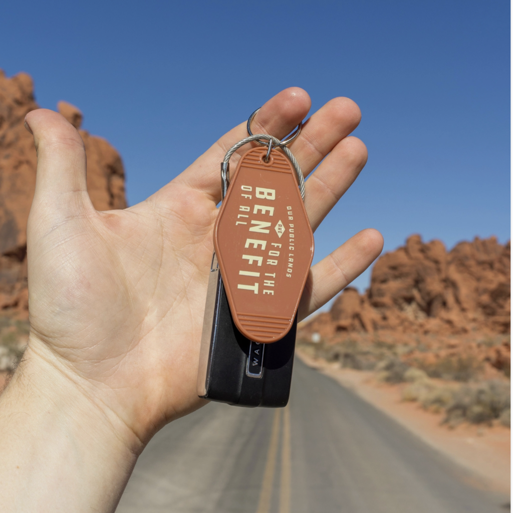 The Landmark Project Public Lands For All Keychain