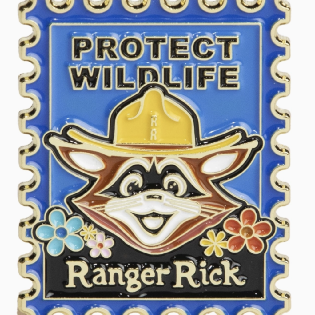 Ranger Rick Postage Stamp Pin