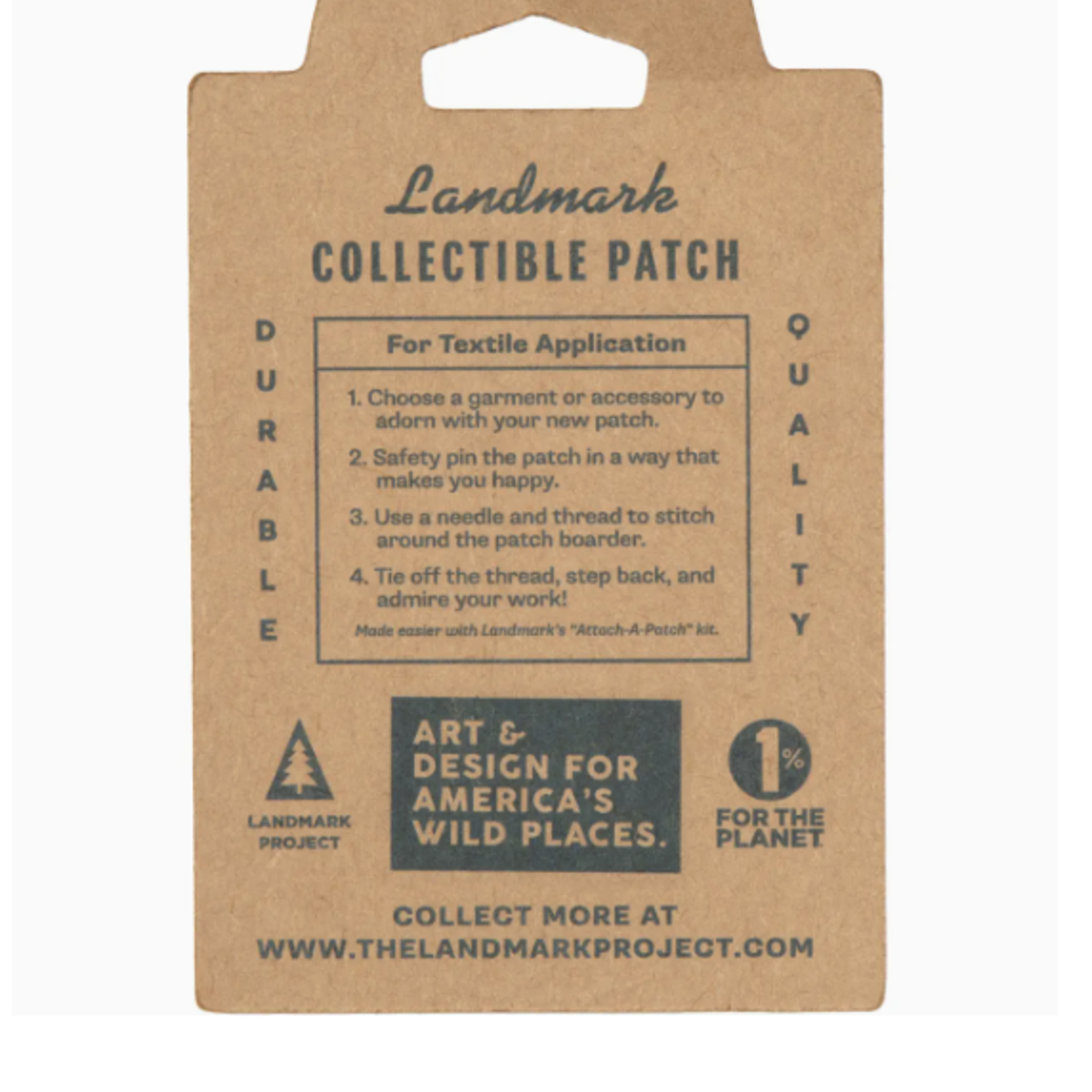 The Landmark Project Respect The Locals Embroidered Patch