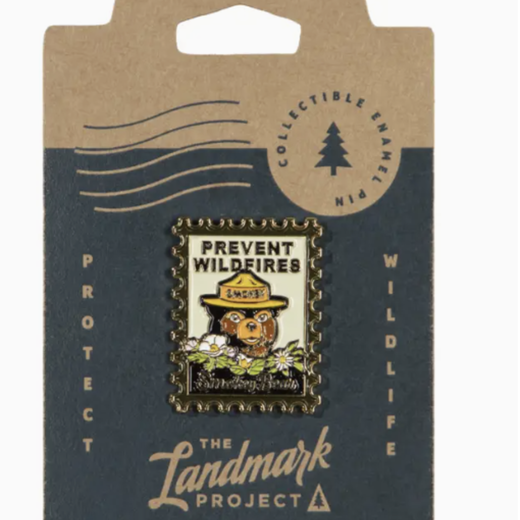The Landmark Project Smokey Bear Postage Stamp Pin