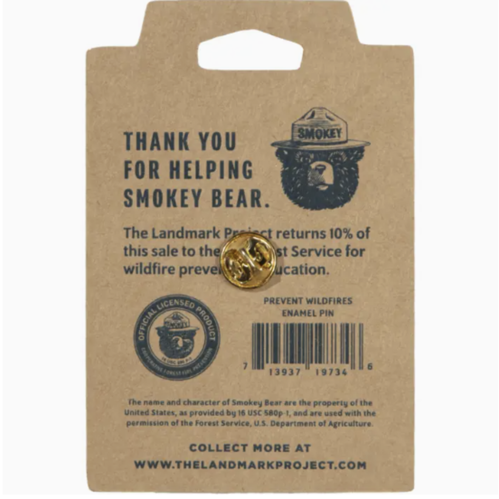 Smokey Bear Postage Stamp Pin