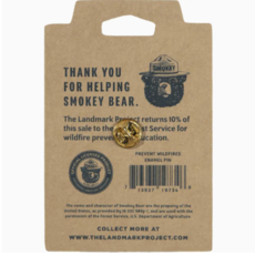 The Landmark Project Smokey Bear Postage Stamp Pin