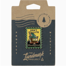 The Landmark Project Woodsy Owl Postage Stamp Pin