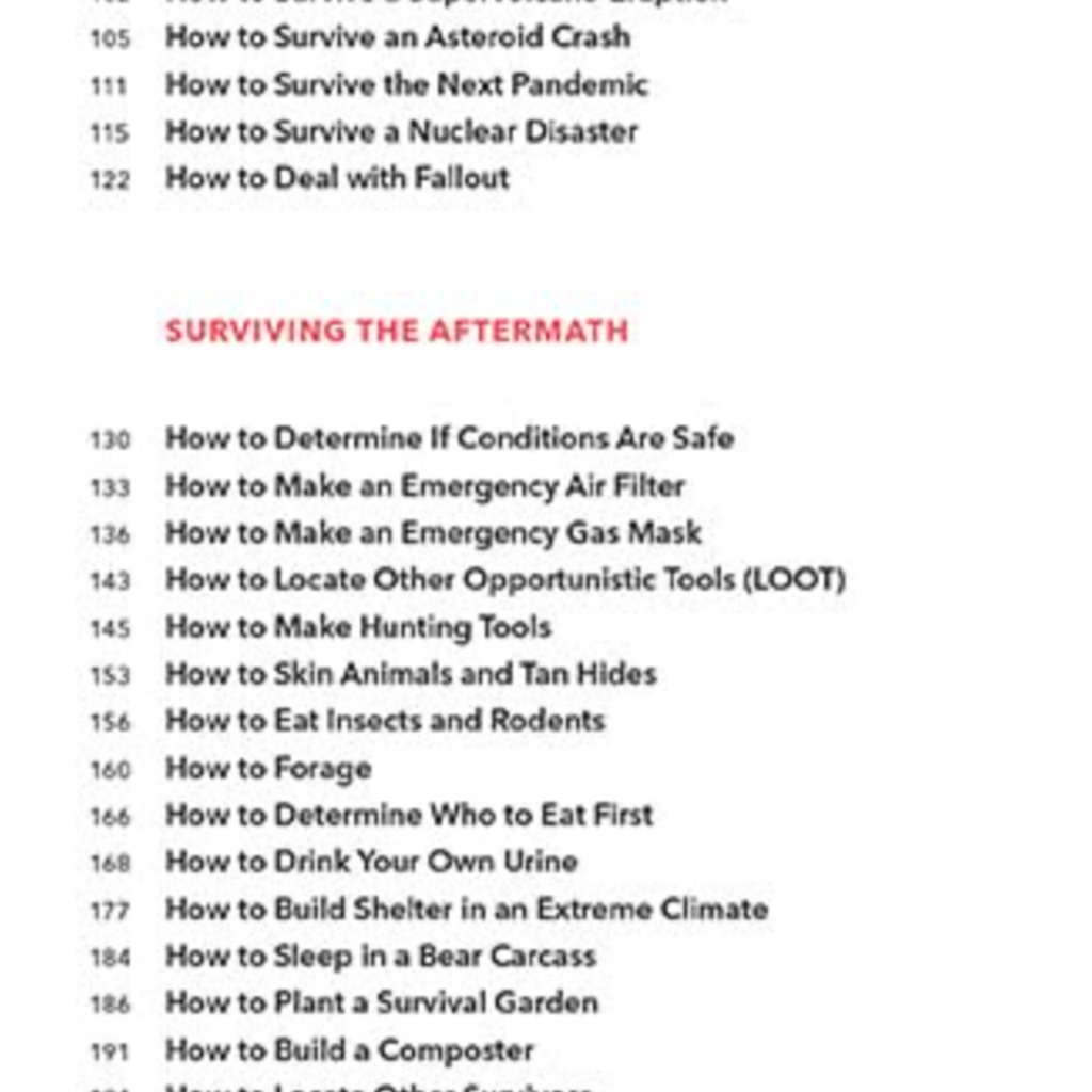 Siber Kate The Worst-Case Scenario Survival Handbook: Apocalypse
