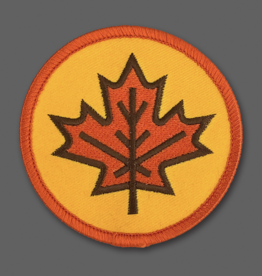 Aaron Draplin Souvenir Patch - Autumn Leaf
