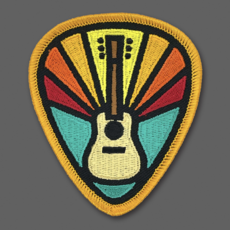 Aaron Draplin Souvenir Patch - Gratifying Guitar