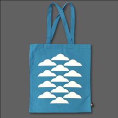 Aaron Draplin Tote - Cumulus Clouds