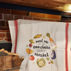 Volume One Meet Me at the Eau Claire Farmer's Market Kitchen Towel