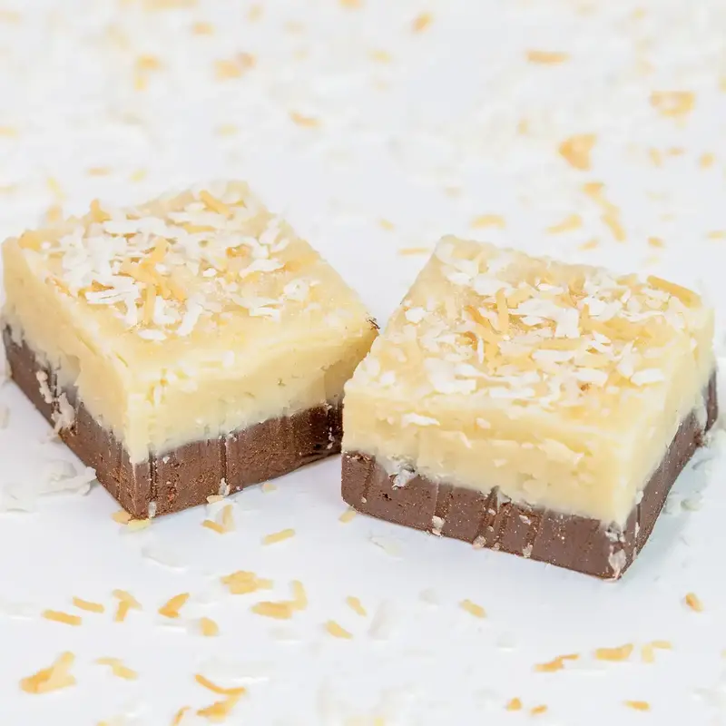 Coconut Cream Fudge Bar