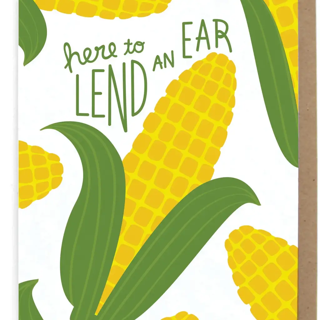 Corn Sympathy Greeting Card