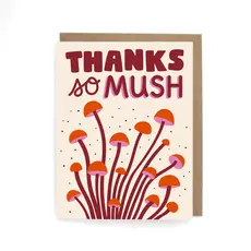 Mushroom Thank You Greeting Card