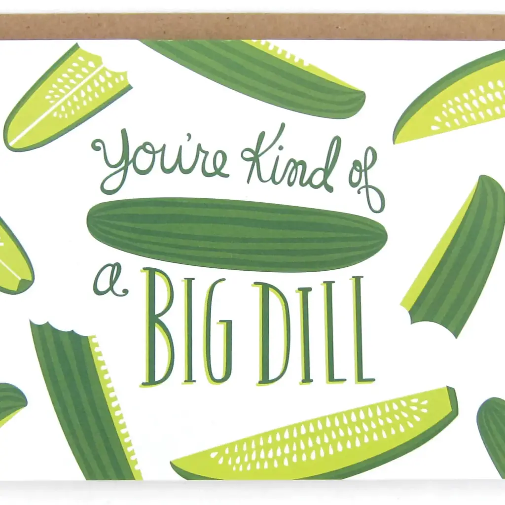 Pickle Greeting Card