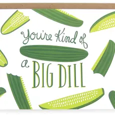 Pickle Greeting Card