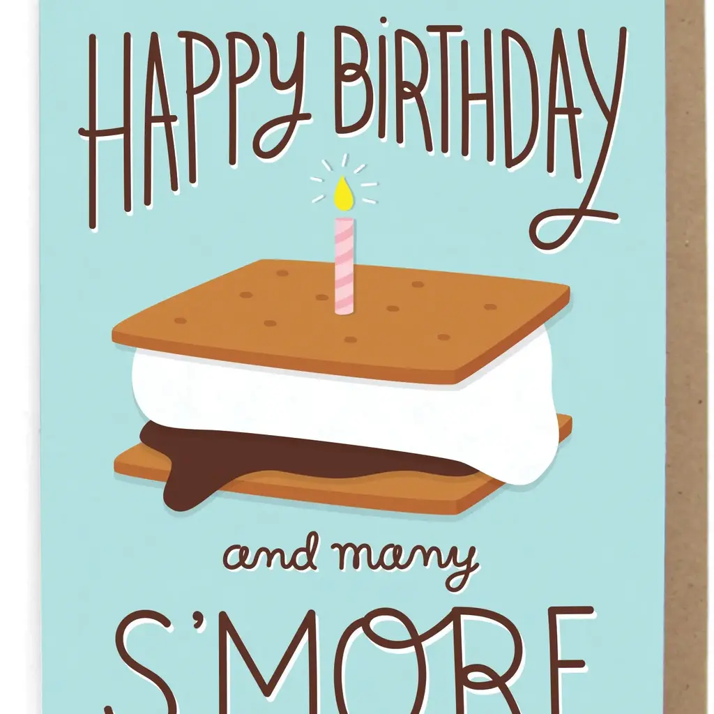 S'mores Birthday Greeting Card