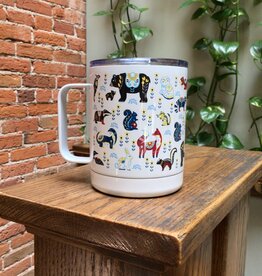Creative Compass Insulated Camp Mug - Dala Animals