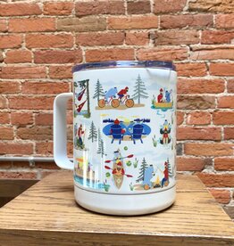 Creative Compass Insulated Camp Mug - Summer Paul Bunyan & Babe