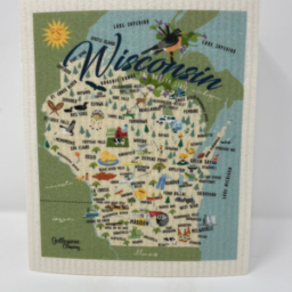 Volume One Swedish Dishcloth - Whimsical Wisconsin