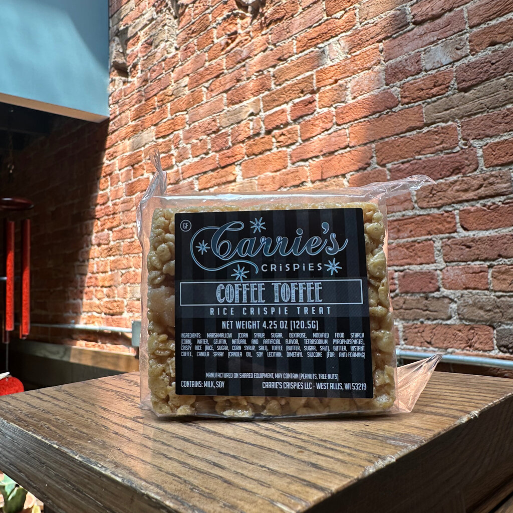 Carrie's Crispies Crispy Treat - Coffee Toffee