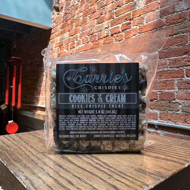 Carrie's Crispies Crispy Treat - Cookies & Cream