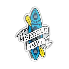 Paddle Up Sticker