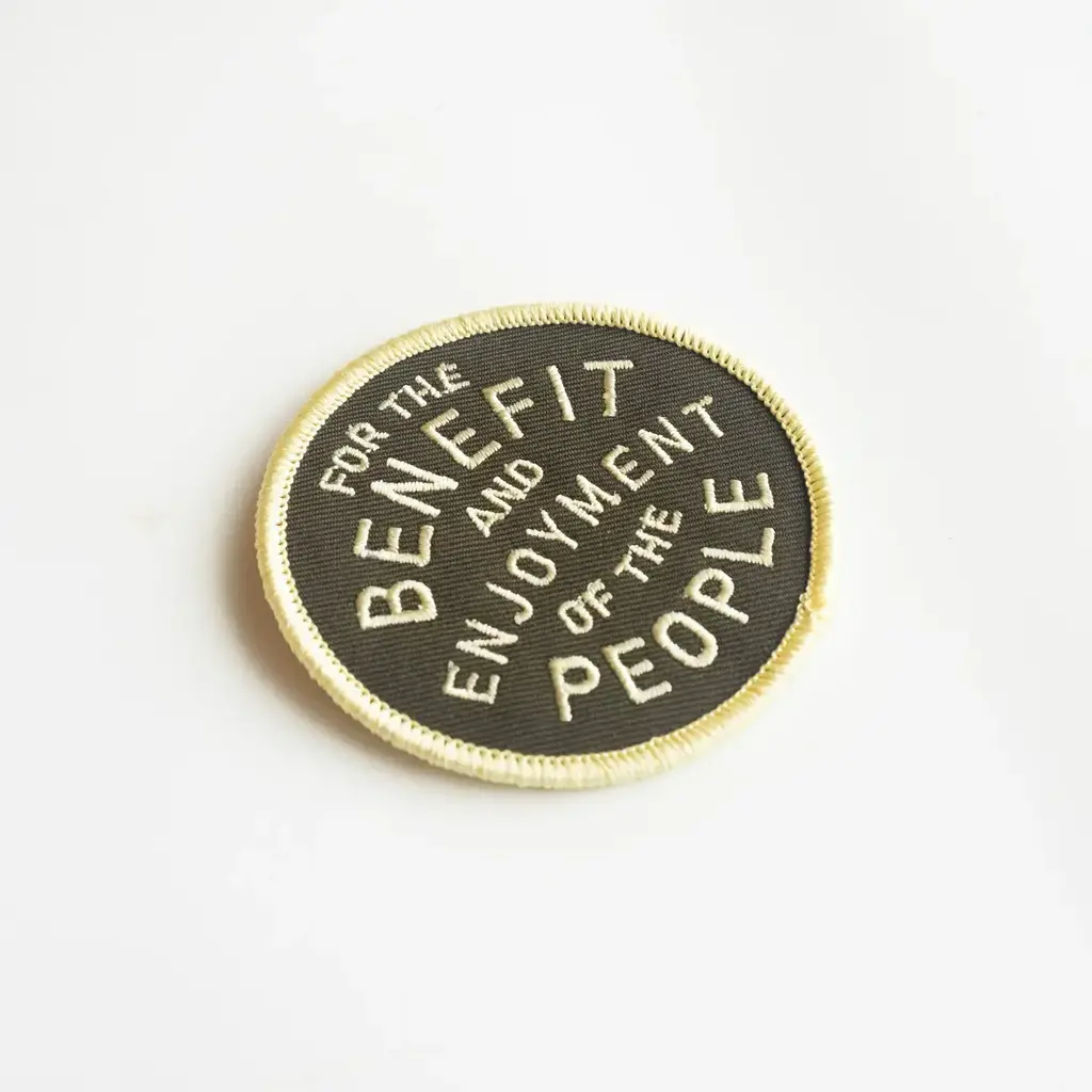 Union Made Benefit/Enjoyment of People Patch