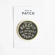 Union Made Benefit/Enjoyment of People Patch