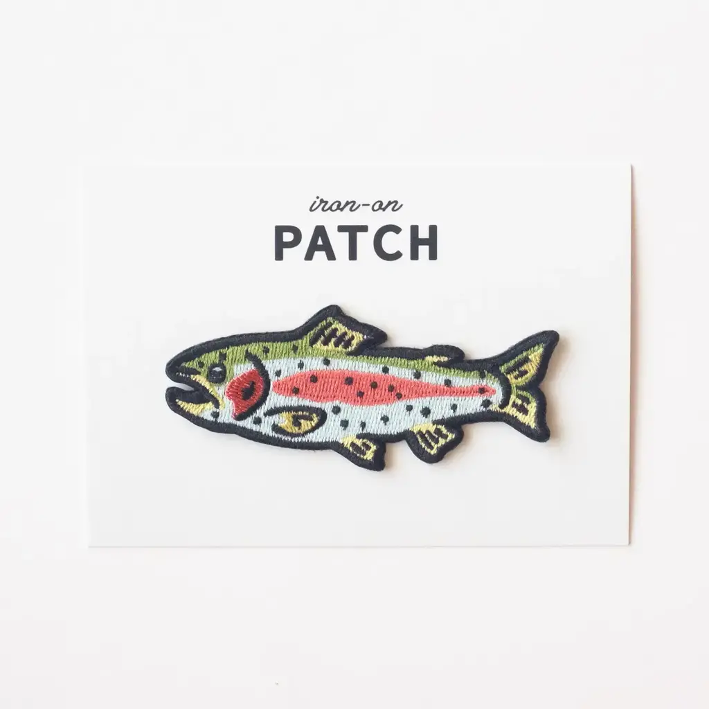 Union Made Rainbow Trout Patch