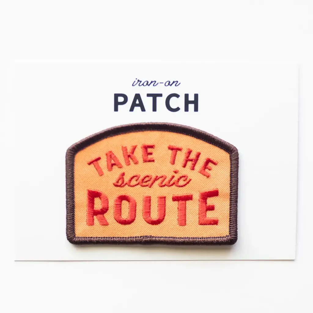 Union Made Take the Scenic Route Patch