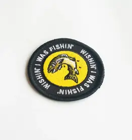 Union Made Wishing I Was Fishing Patch