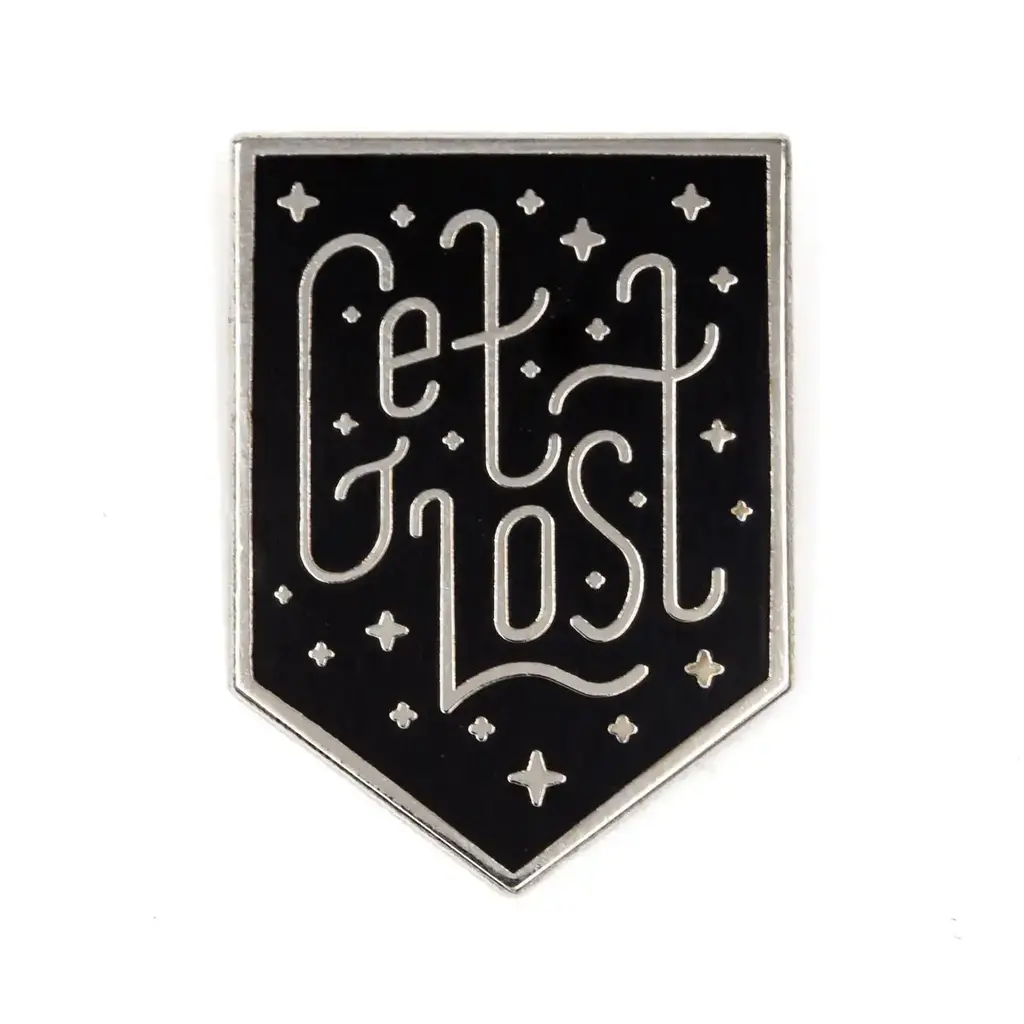 Get Lost Enamel Pin