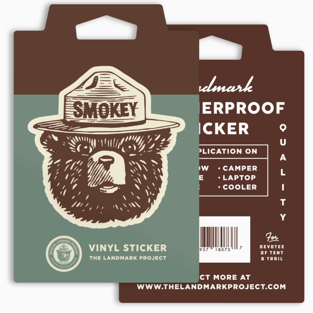 The Landmark Project Sticker - Smokey Bear