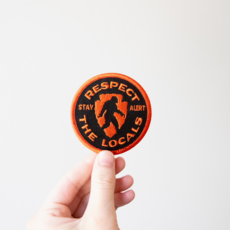 Embroidered Patch - Respect the Locals Bigfoot