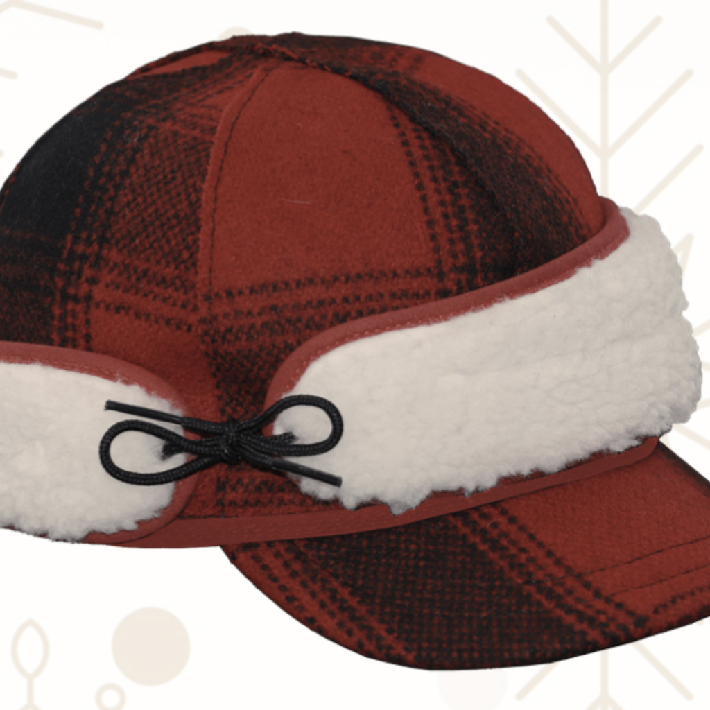 Stormy Kromer Stormey Kromer - Mrs. Claus Cap - Red / Black