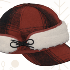 Stormy Kromer Stormey Kromer - Mrs. Claus Cap - Red / Black