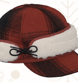 Stormy Kromer Stormey Kromer - Mrs. Claus Cap - Red / Black