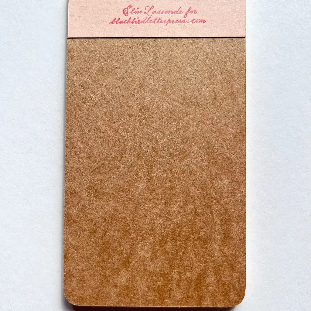 Bonnet Mushroom Jotter Notepad