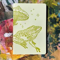 Blackbird Letterpress (Faire) Frog and Mushroom Large Notebook