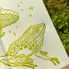Frog and Mushroom Large Notebook