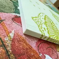 Blackbird Letterpress (Faire) Frog and Mushroom Large Notebook