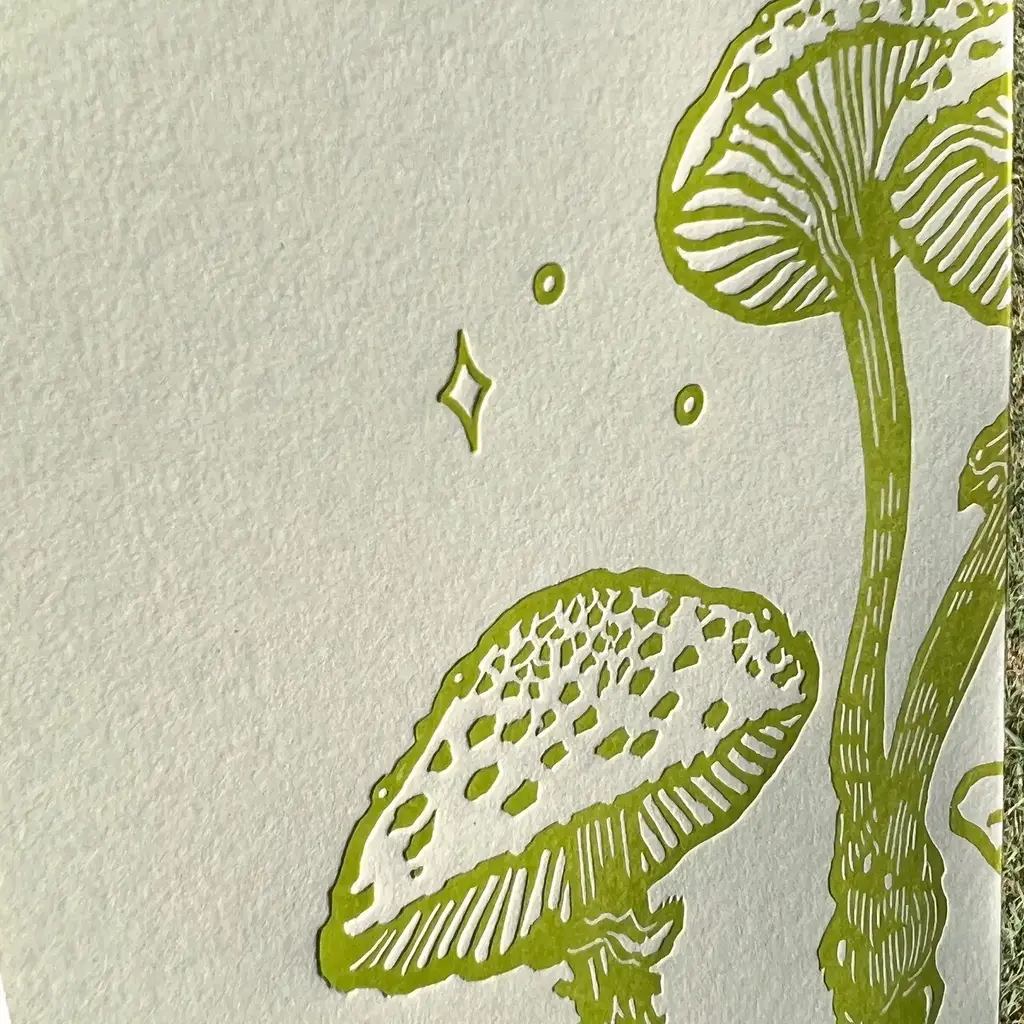 Blackbird Letterpress (Faire) Frog and Mushroom Large Notebook