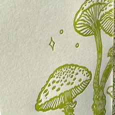 Frog and Mushroom Large Notebook
