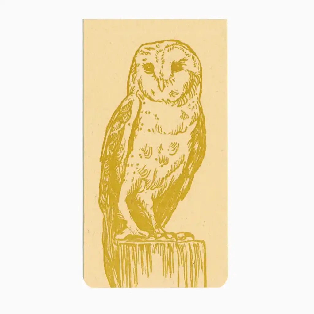 Blackbird Letterpress (Faire) Barn Owl Jotter Notepad