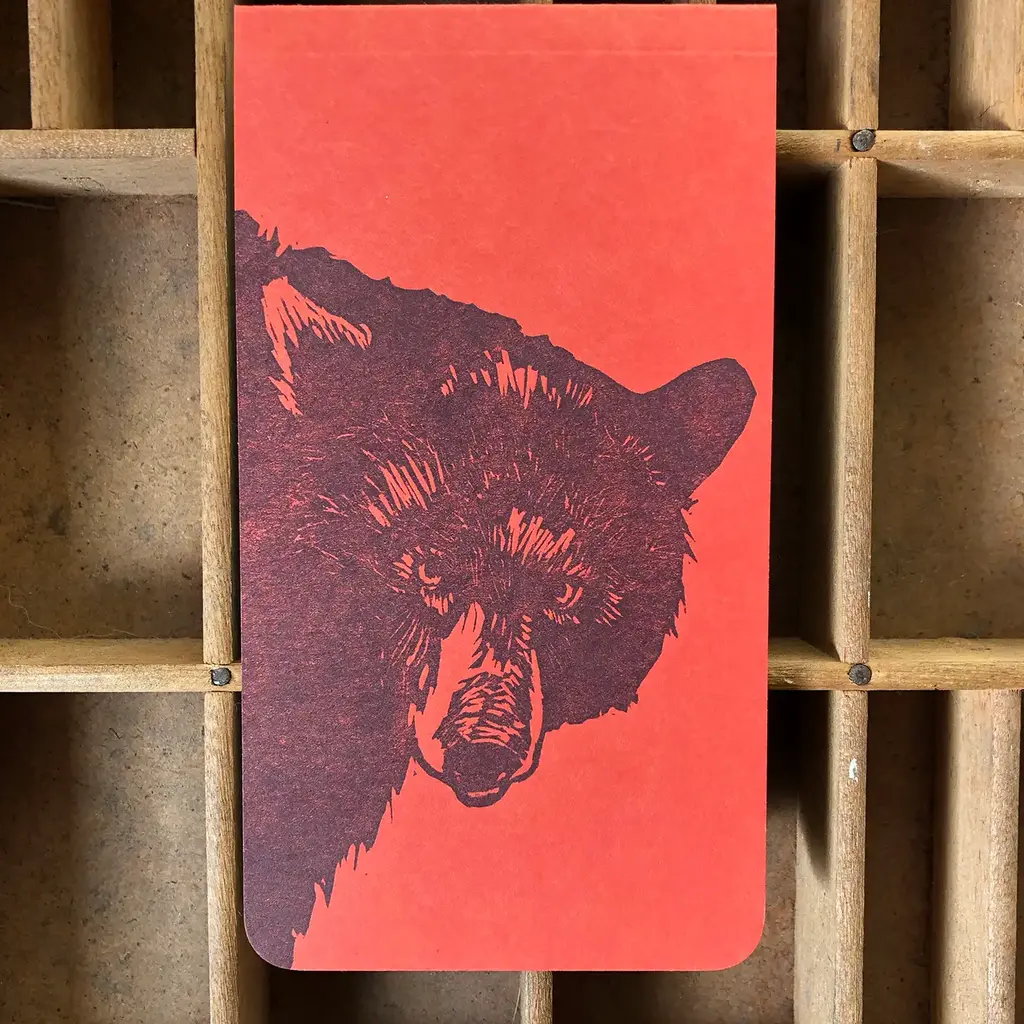 Blackbird Letterpress (Faire) Bear Jotter Notepad
