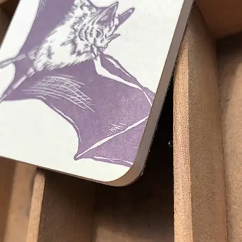 Blackbird Letterpress (Faire) Brown Bat Jotter Notepad