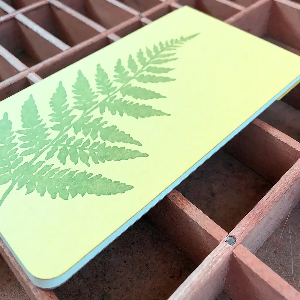 Blackbird Letterpress (Faire) Fern Jotter Notepad