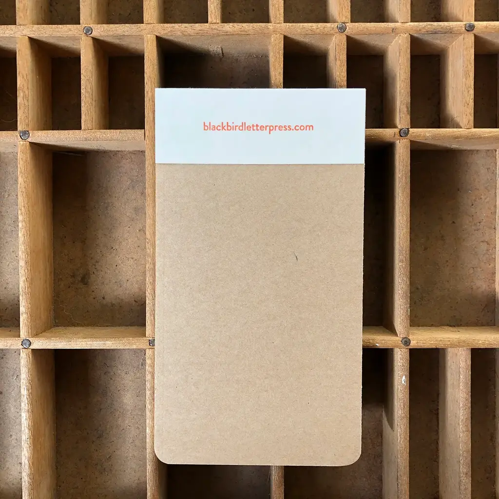 Blackbird Letterpress (Faire) Fox Jotter Notepad